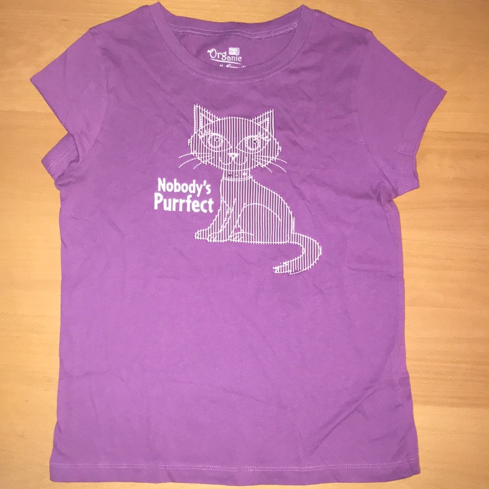 Organic Faded Glory t-shirt Girl’s XL Sz (14/16)